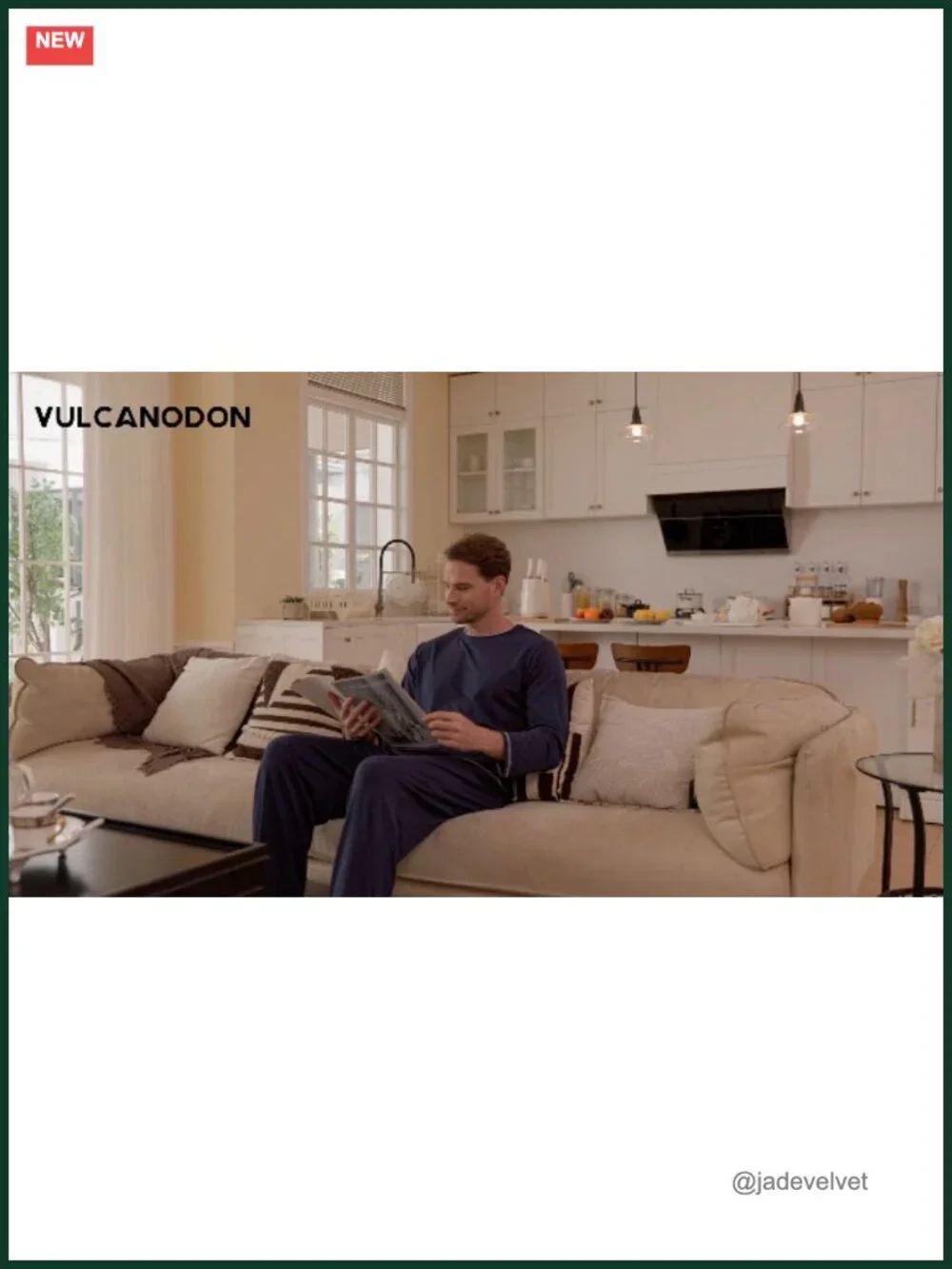 Tencel Lyocott Blend Cotton Mens Pajama Set with Pockets Sleepwear Lounge Set